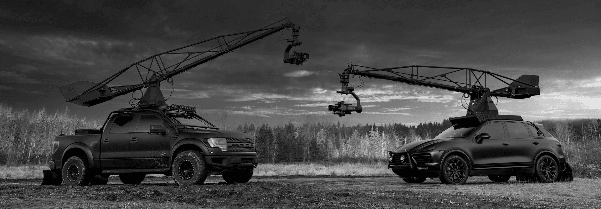 Motion State Arm Cars — Ford Raptor and Porsche Cayenne